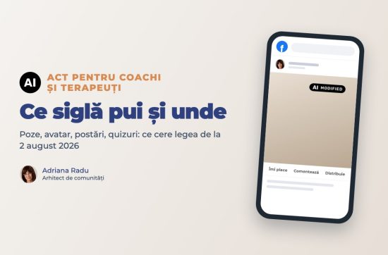AI Act pentru coachi și terapeuți: ce siglă pui și unde